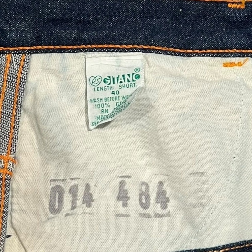 NWT Vintage 1980s Gitano Women's 40 High-Rise Short Denim Jeans Deadstock - Picture 6 of 16